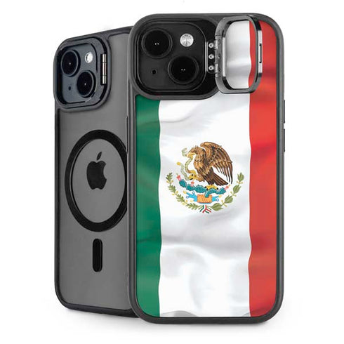 Mexico Flag iPhone 15 Kickstand Case